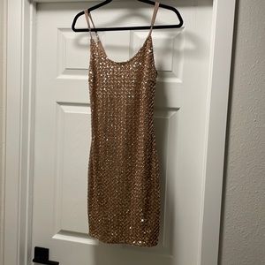 Sequin mini dress- size M